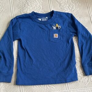 Carhartt Kids Royal Blue Long Sleeve Tee